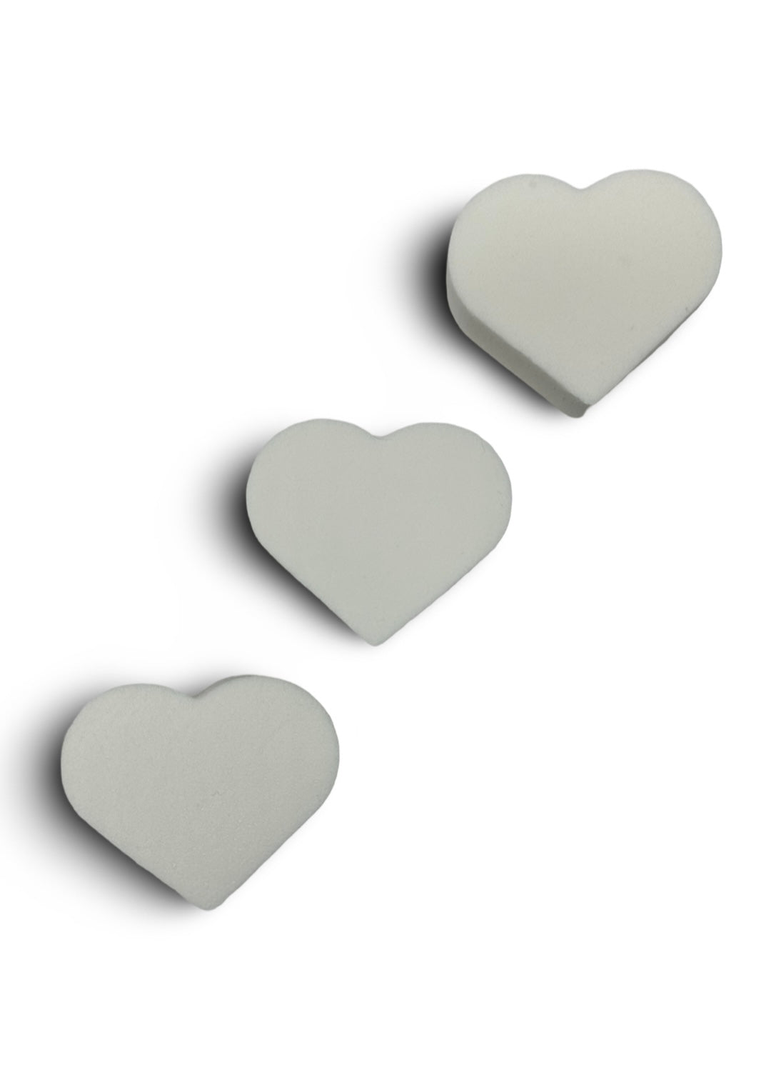 3X HEART SHAPED PRACTICE SPONGE